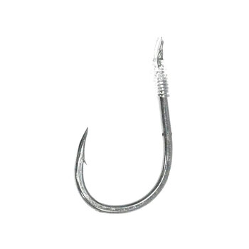 Одинарные крючки с поводками Owner RL-1481 Black Nickel №3 7шт