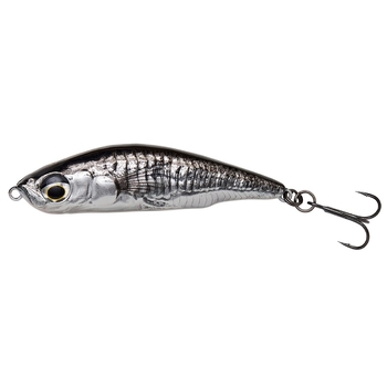 Воблер Savage Gear 3D Sticklebait Pencil 75 S 75мм 17гр Black Silver