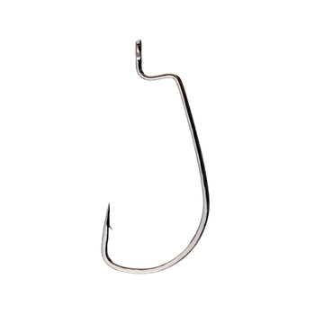 Офсетные крючки Azura Long Offset Worm Hook черный никель №1/0 5шт