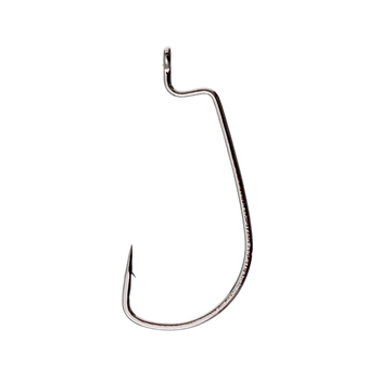 Офсетные крючки Azura Long Offset Worm Hook черный никель №2/0 5шт