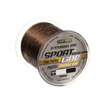 Леска Carp Pro Sport Line Flecked Gold 1000м 0.310мм 7.0кг оранжевый флуоресцентный