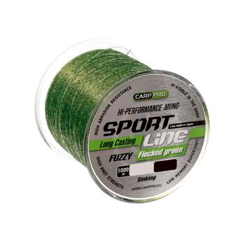 Леска Carp Pro Sport Line Flecked Green 1000м 0.265мм 5.1кг оранжевый флуоресцентный