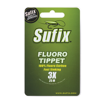 Флюорокарбоновая леска Sufix Fluoro Tippet 25м 0.158мм 1.8кг прозрачный