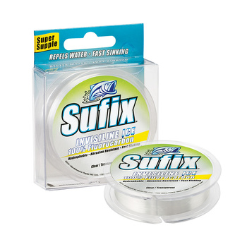Зимний флюорокарбон Sufix Invisiline Ice Fluorocarbon 50 50м 0.16мм 2кг прозрачный