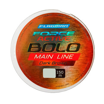 Леска Flagman Force Active Bolo Main Line 150м 0.235мм 4.0кг темно-коричневый