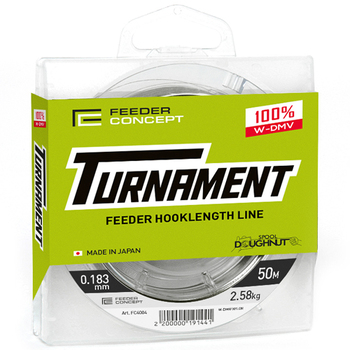 Леска Feeder Concept Turnament 50м 0.14мм 1.58кг прозрачный