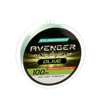 Леска Flagman Avenger Olive Line 100м 0.22мм 4.9кг оливковый