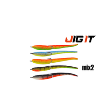 Поролоновые рыбки Jig It 105мм MIX2 5шт