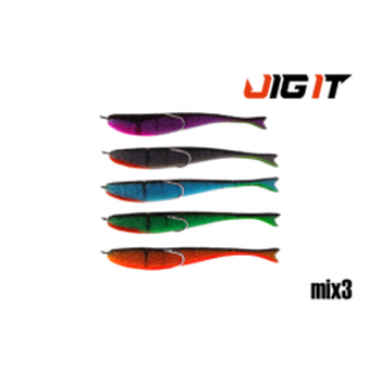 Поролоновые рыбки Jig It 160мм MIX3 4шт