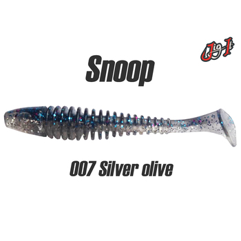 Силиконовые приманки Jig It Snoop 3.3 83мм 8шт 007