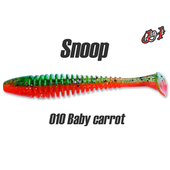 Силиконовые приманки Jig It Snoop 3.3 83мм 8шт 010
