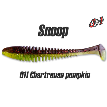 Силиконовые приманки Jig It Snoop 4 98мм 6шт 011