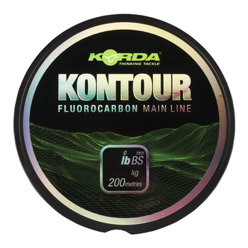 Леска Korda Kontour Fluorcarbon 200м 0.35мм 6.8кг прозрачный