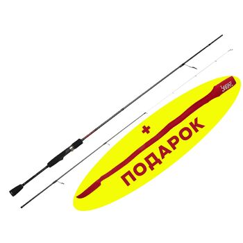 Спиннинг Lucky John Anira Microjig 5 1.98м 0.7-5гр LJA-662ULF-PR с наконечником-стяжкой