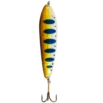 Колеблющаяся блесна Lucky John Croco spoon big game mission 110мм 18гр 019