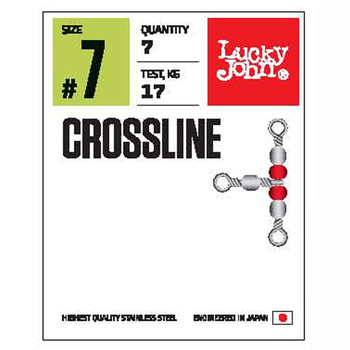 Вертлюги Lucky John Pro Series Crosline №12 12кг 10шт