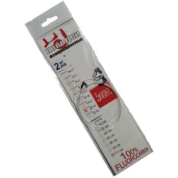 Флюорокарбоновые поводки Lucky John BigBait 70см 22кг 2шт