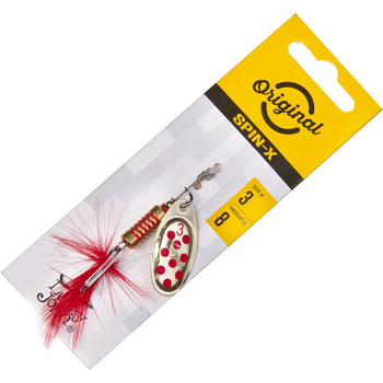 Вращающаяся блесна Lucky John Spin X Round 03 8гр GR