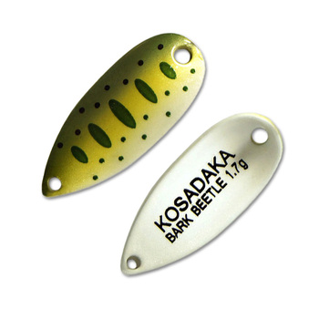 Колеблющаяся блесна Kosadaka Trout Police Bark Beetle 23мм 1.7гр 400
