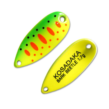 Колеблющаяся блесна Kosadaka Trout Police Bark Beetle 23мм 1.7гр E47