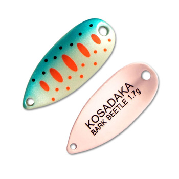 Колеблющаяся блесна Kosadaka Trout Police Bark Beetle 23мм 1.7гр E48