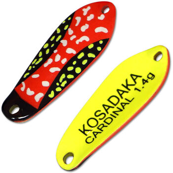 Колеблющаяся блесна Kosadaka Trout Police Cardinal 25мм 1.4гр 557