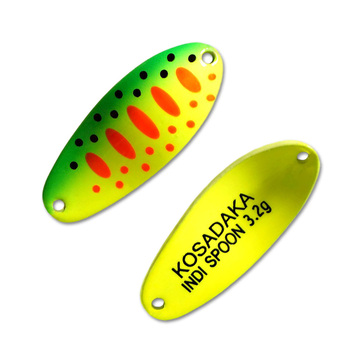 Колеблющаяся блесна Kosadaka Trout Police Indi Spoon 32мм 3.2гр E47