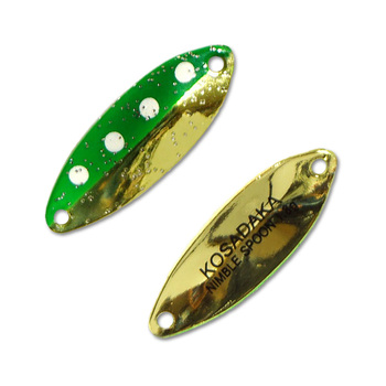 Колеблющаяся блесна Kosadaka Trout Police Nimble Spoon 27мм 1.8гр K02