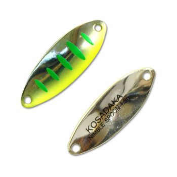 Колеблющаяся блесна Kosadaka Trout Police Nimble Spoon 27мм 1.8гр M99