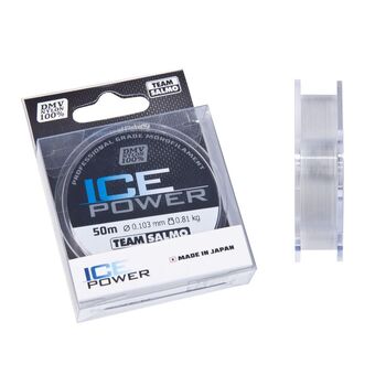 Зимняя леска Salmo Team Ice Power 50м 0.1мм 0.813кг прозрачный