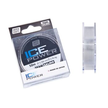 Зимняя леска Salmo Team Ice Power 50м 0.3мм 6.959кг прозрачный