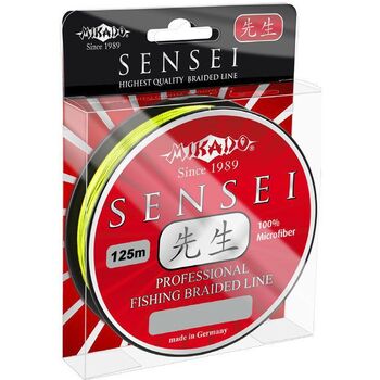 Плетеный шнур Mikado Sensei 125м 0.10мм 7.30кг fluo