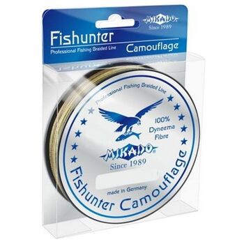 Плетеный шнур Mikado Fishhunter Camouflage 125м 0.26мм 21.50кг camo
