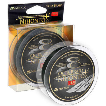 Плетеный шнур Mikado Nihonto Octa Braid 150м 0.08мм 5.15кг green