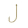 Вид  - Одинарные крючки Owner 50457 Tenkara Straight w/eye brown Brown №12 11шт