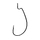 Вид  - Офсетные крючки Owner  J - Light Worm Hook BC черный №4/0 5шт