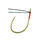 Вид  - Одинарные крючки Owner 5172 Weedless Wacky Hook green Green №4 4шт
