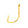 Вид  - Одинарные крючки Owner 53135 Pin Hook gold Gold №10 10шт
