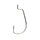 Вид  - Офсетные крючки Azura Long Offset Worm Hook черный никель №1/0 5шт