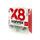 Вид  - Плетеный шнур Lucky John Vanrex х8 Braid 125м 0.6PE 0.12мм 5.2кг Fluo Green