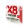 Вид  - Плетеный шнур Lucky John Vanrex х8 Braid 125м 0.8PE 0.14мм 6.3кг Fluo Green