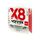 Вид  - Плетеный шнур Lucky John Vanrex х8 Braid 125м 1.2PE 0.18мм 9.3кг Fluo Green