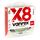Вид  - Плетеный шнур Lucky John Vanrex х8 Braid 125м 1.5PE 0.20мм 10.05кг Fluo Green