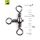 Вид 1 - Вертлюги Lucky John Pro Series Crossline Swivel №4 28кг 6шт