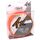 Вид 2 - Плетеный шнур Mikado Nihonto Fine Braid 150м 0.08мм 4.95кг orange