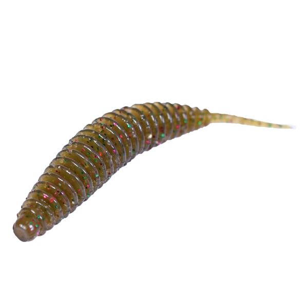 Силиконовые приманки Lucky John Trick Ultraworm 1.4" 35мм S21 12шт