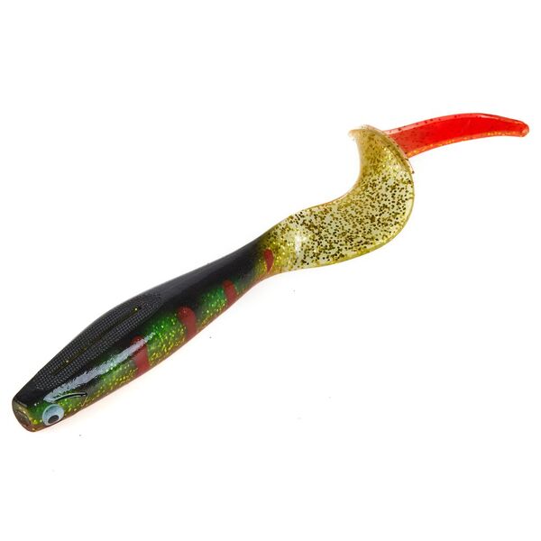 Силиконовая приманка Lucky John Kubira Fire Tail 9.0" 228.6мм PG27 1шт
