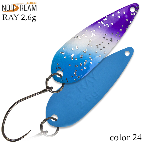 Колеблющаяся блесна Norstream Ray 31мм 2.6гр 24 NA-RA26-24