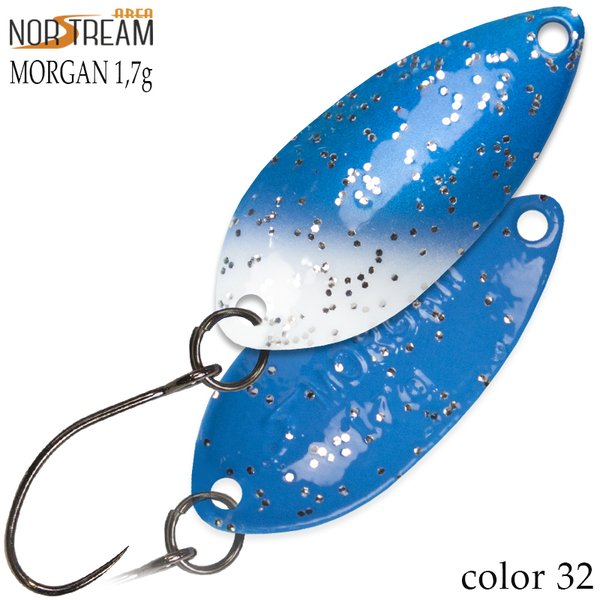 Колеблющаяся блесна Norstream Morgan 27мм 1.7гр 32 NA-MO17-32