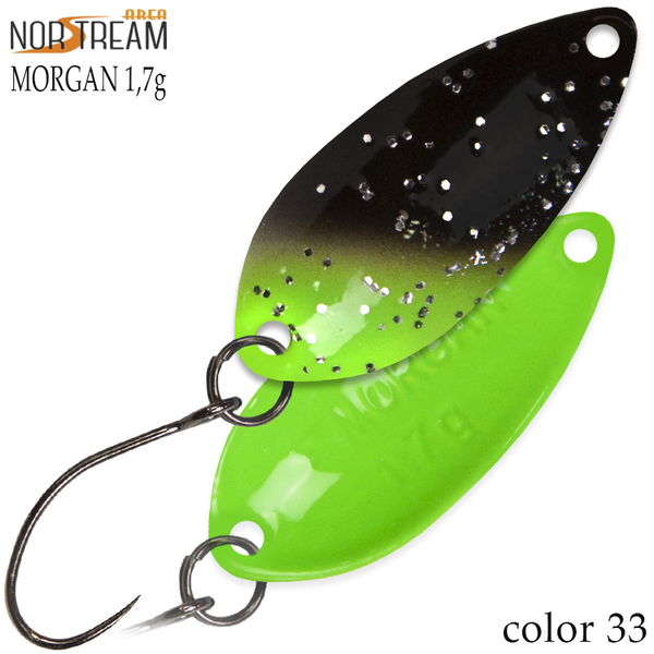 Колеблющаяся блесна Norstream Morgan 27мм 1.7гр 33 NA-MO17-33
